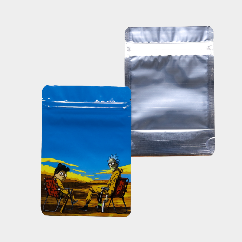 Rick & Morty Breaking Bad - 100 Pack Mylar Bags 3.5