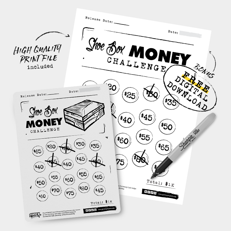 $1K Shoe Box Money Sneaker Fund Challenge