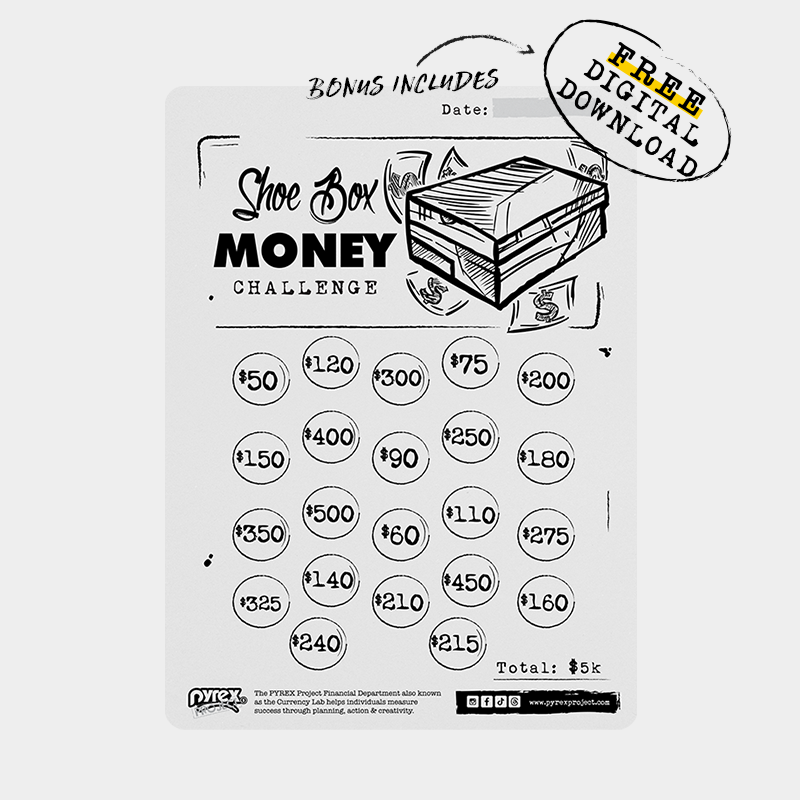 $5K Shoe Box Money Savings Challenge