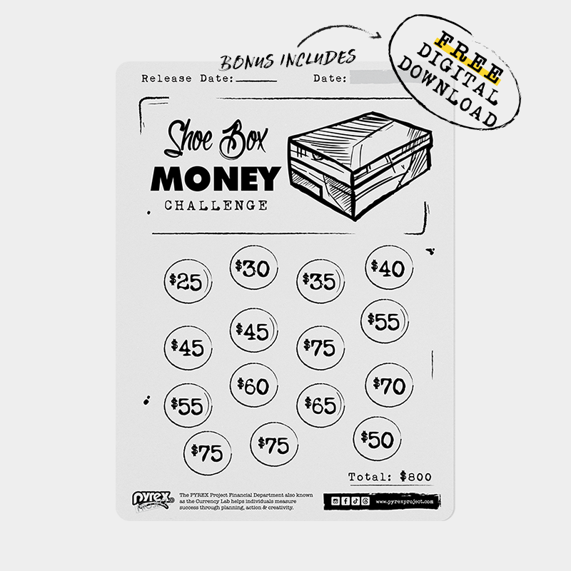 $800 Shoe Box Money Sneaker Fund Challenge
