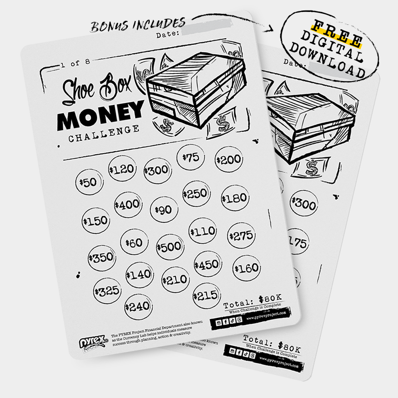 $80K Shoe Box Money Savings Challenge